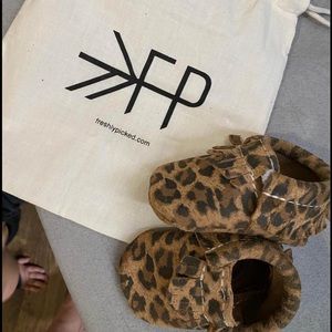 Leopard freshly picked moccs